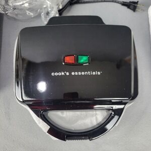 Cook's Essentials QCE0932 Brownie Maker Black Electric 800W with Owner's Manual